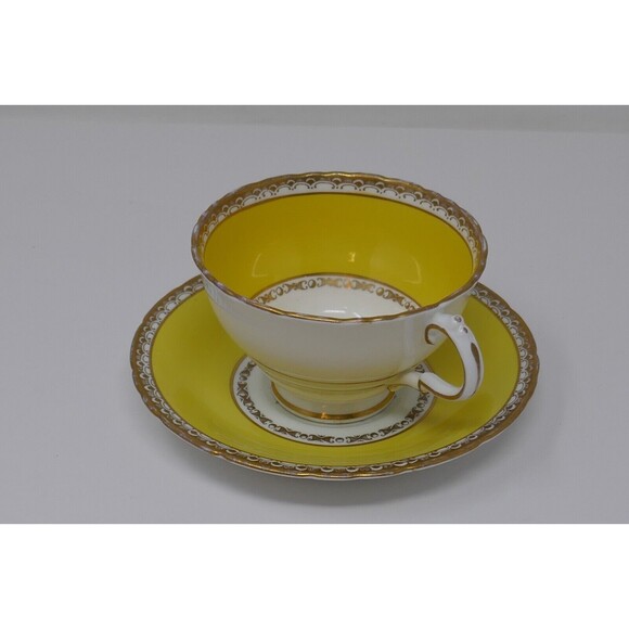 Elite HM Sutherland Tea Cup & Saucer Yellow Floral - Picture 10 of 14